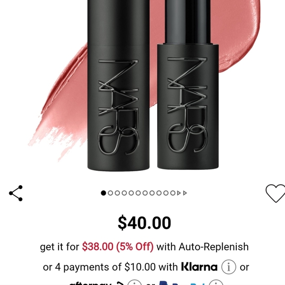 ๐นHP๐นNWT NARS EXPLICIT LONG LASTING SATIN LIPSTICK EXHIBITION 851 - Picture 3 of 16